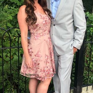 Mauve Pink Short Dress